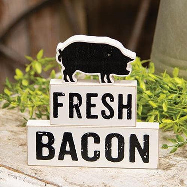 3 Set Fresh Bacon Stacking Blocks - The Fox Decor